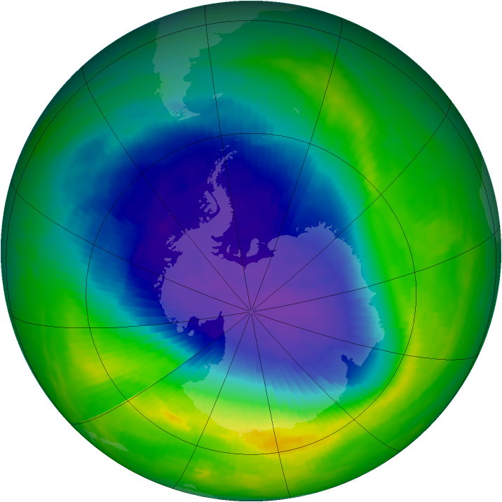 Ozone Map 1991-10-20